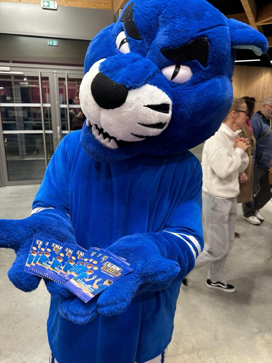 La mascotte Loup du club